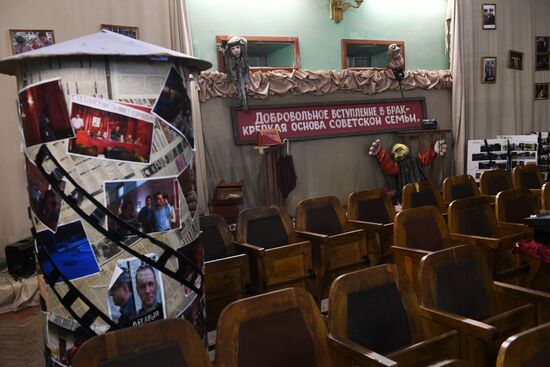 Soviet Era exhibition at branch of Volzhsky Cultural Center in Rybinsk