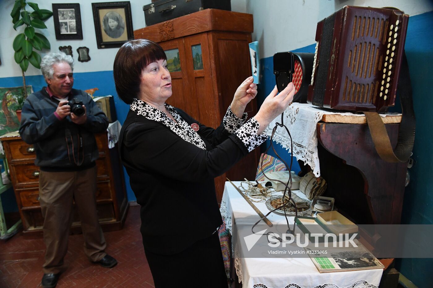 Soviet Era exhibition at branch of Volzhsky Cultural Center in Rybinsk