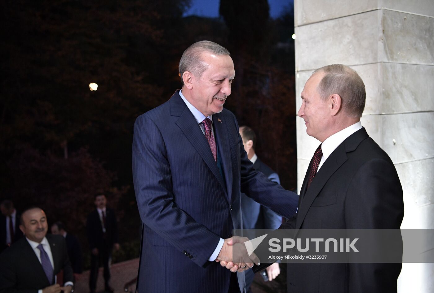 President Vladimir Putin meets with Turkish President Recep Tayyip Erdogan