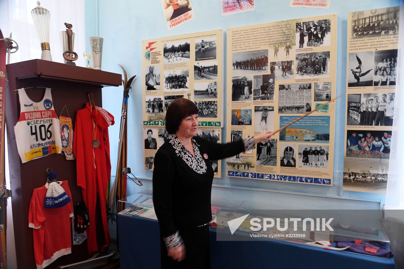 Soviet Era exhibition at branch of Volzhsky Cultural Center in Rybinsk