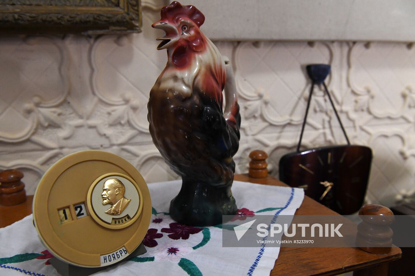 Soviet Era exhibition at branch of Volzhsky Cultural Center in Rybinsk