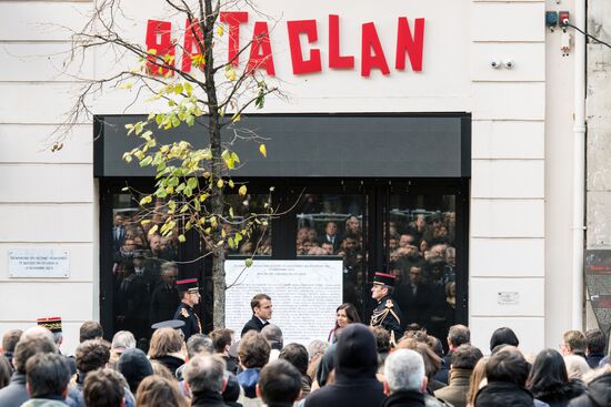 Event in memory of the victims of terrorist attacks in France