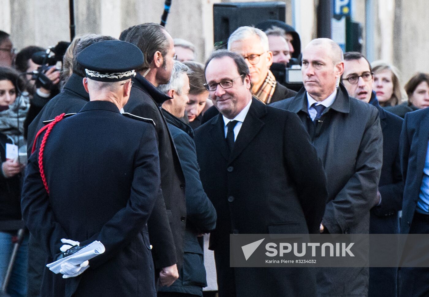 Event in memory of the victims of terrorist attacks in France