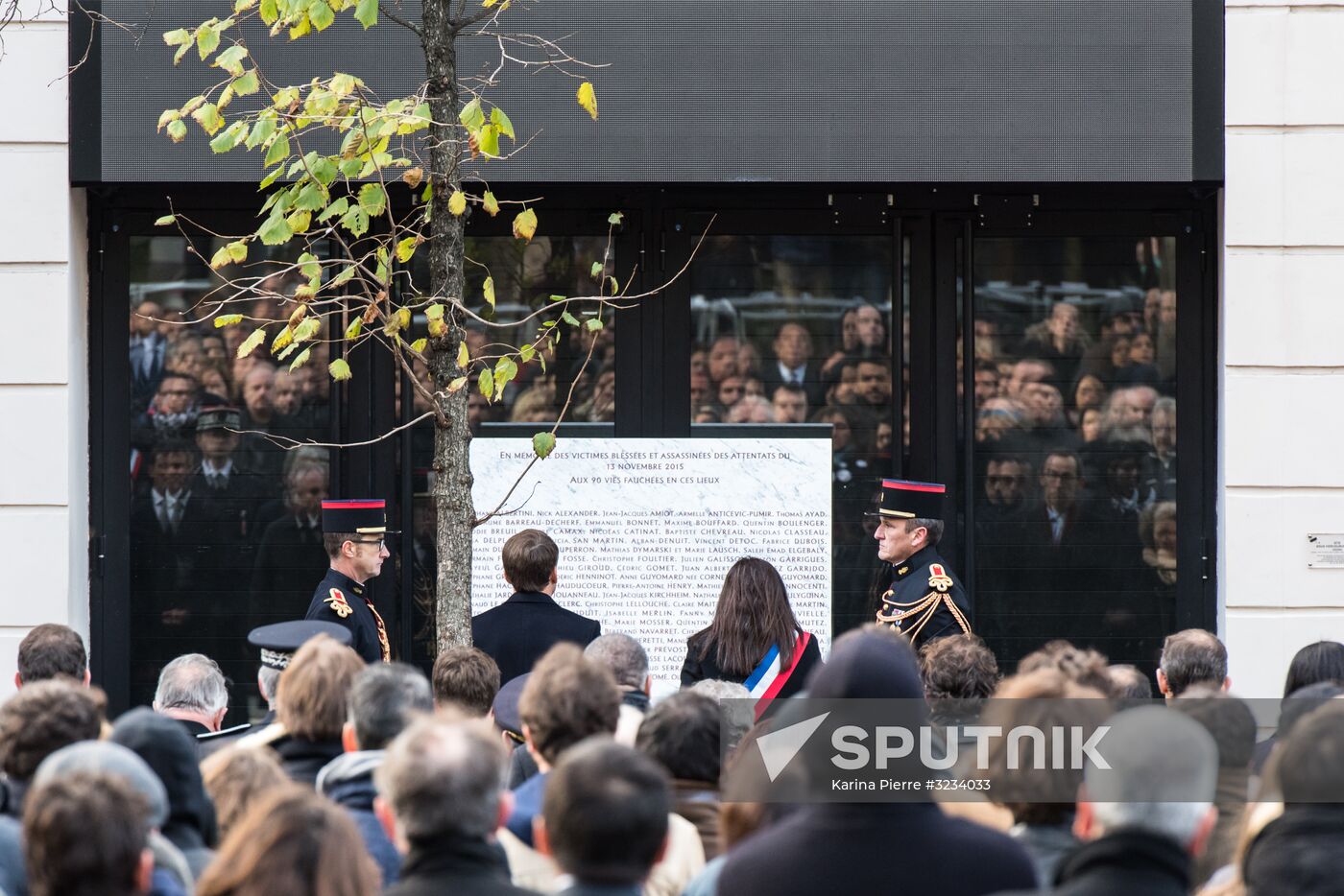 Event in memory of the victims of terrorist attacks in France