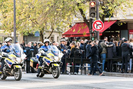 Event in memory of the victims of terrorist attacks in France