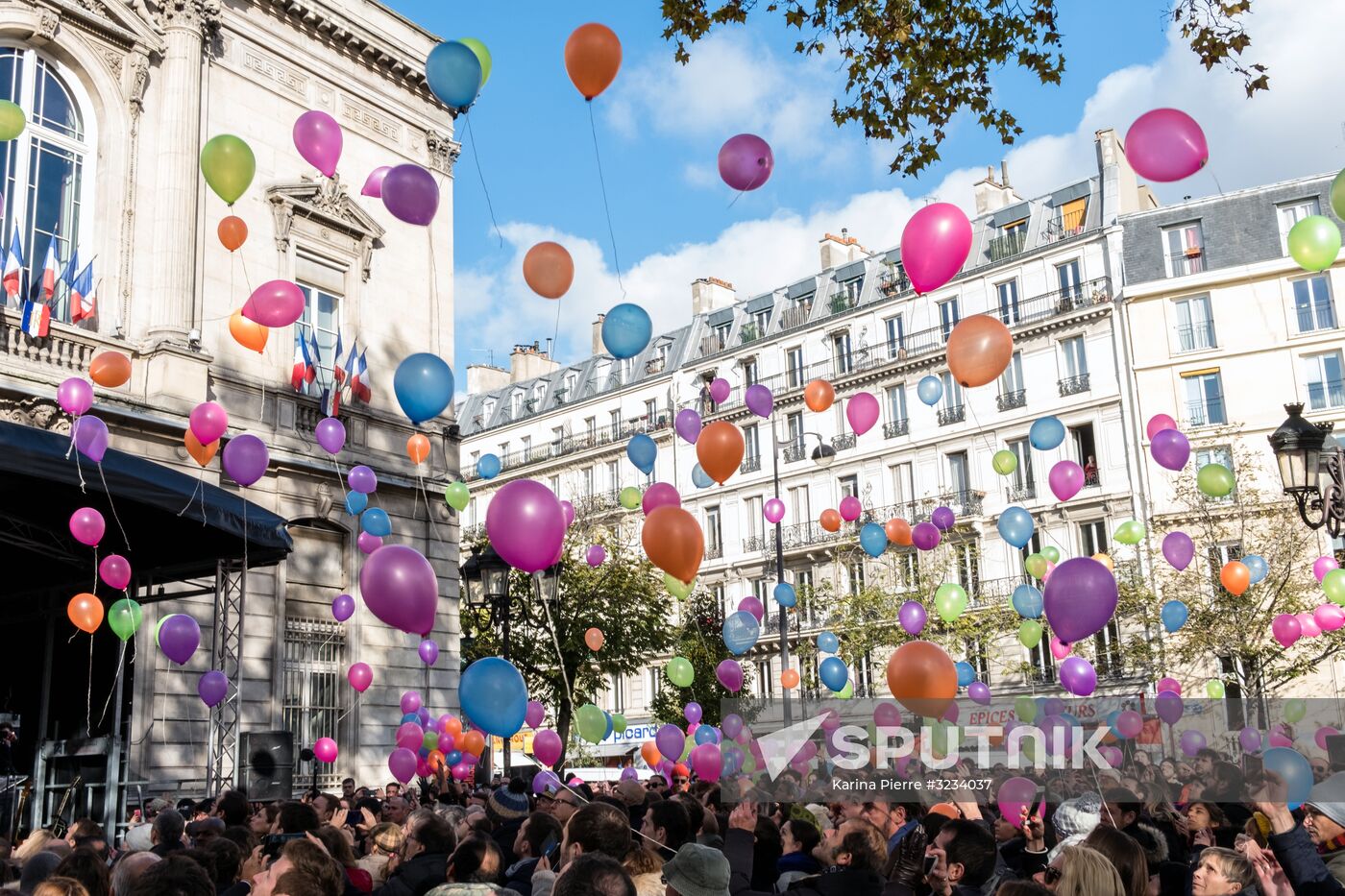 Event in memory of the victims of terrorist attacks in France