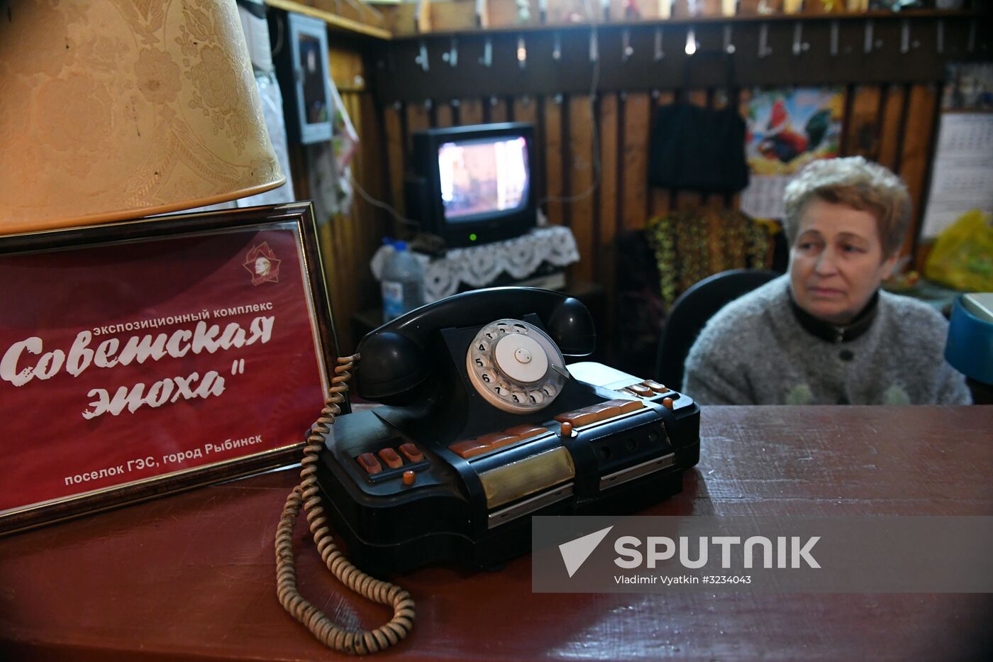 Soviet Era exhibition at branch of Volzhsky Cultural Center in Rybinsk