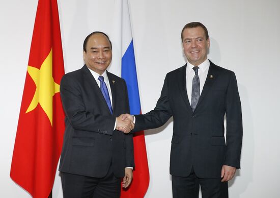 Russian PM Dmitry Medvedev attends East Asia Summit