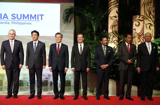 Russian PM Dmitry Medvedev attends East Asia Summit