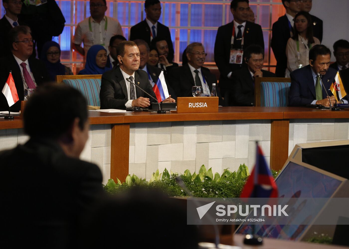 Russian PM Dmitry Medvedev attends East Asia Summit