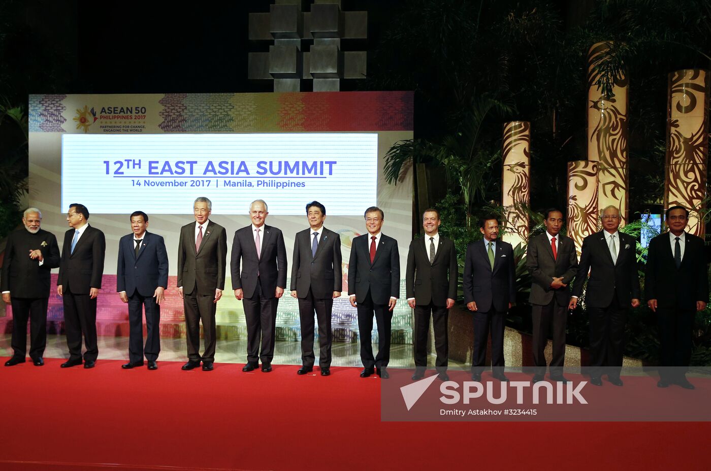 Russian PM Dmitry Medvedev attends East Asia Summit