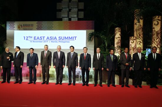 Russian PM Dmitry Medvedev attends East Asia Summit
