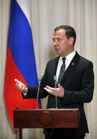Russian PM Dmitry Medvedev attends East Asia Summit