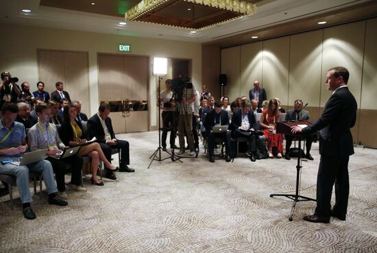 Russian PM Dmitry Medvedev attends East Asia Summit