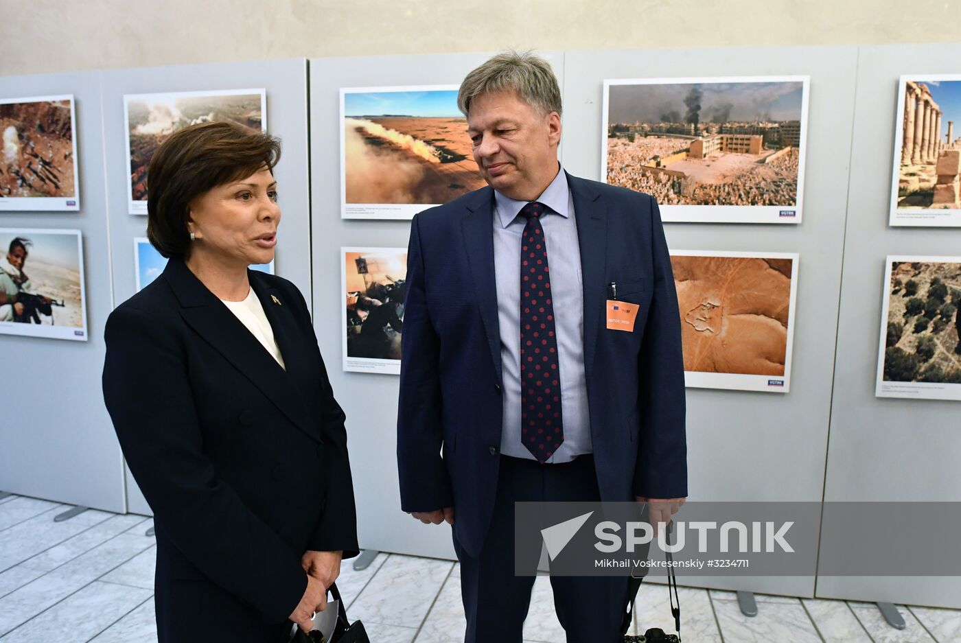 Opening of exhibiton, Syria: Photo Chronicles of War, in Strasbourg