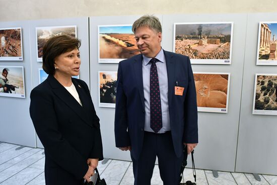 Opening of exhibiton, Syria: Photo Chronicles of War, in Strasbourg