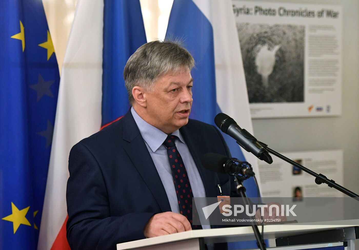 Opening of exhibiton, Syria: Photo Chronicles of War, in Strasbourg