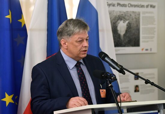 Opening of exhibiton, Syria: Photo Chronicles of War, in Strasbourg