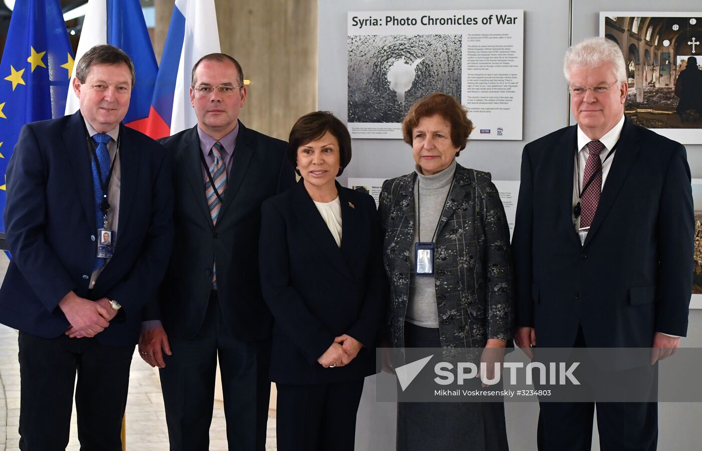 Opening of exhibiton, Syria: Photo Chronicles of War, in Strasbourg