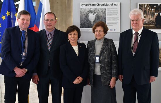 Opening of exhibiton, Syria: Photo Chronicles of War, in Strasbourg