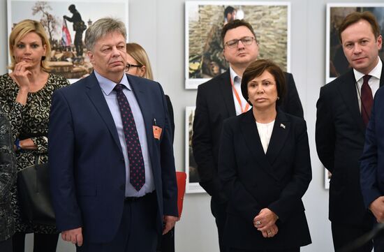 Opening of exhibiton, Syria: Photo Chronicles of War, in Strasbourg