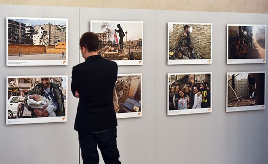 Opening of exhibiton, Syria: Photo Chronicles of War, in Strasbourg