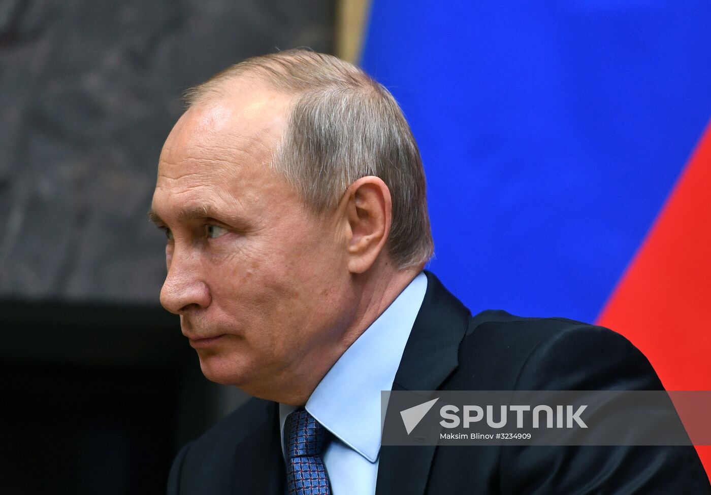 President Vladimir Putin meets with President of South Ossetia Anatoly Bibilov