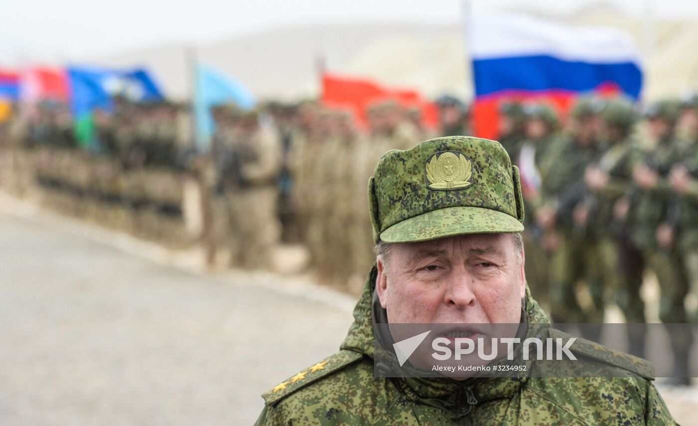 CSTO drill in Tajikistan