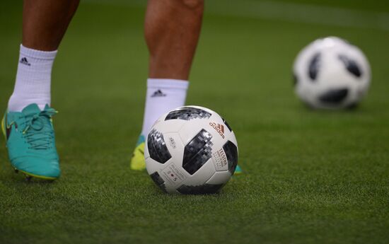 Football friendly Argentine vs. Nigeria