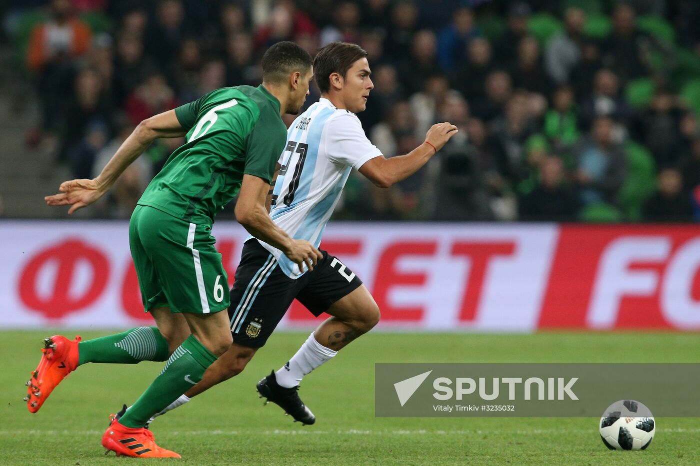 Football. Friendly match between Argentina and Nigeria