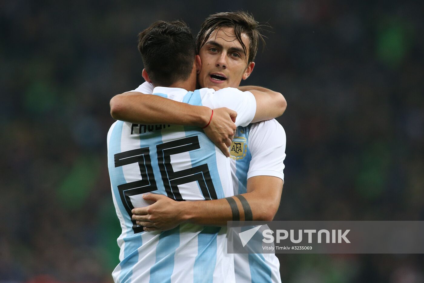 Football. Friendly match between Argentina and Nigeria