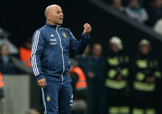 Football. Friendly match between Argentina and Nigeria