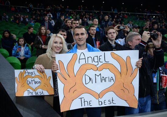 Football. Friendly match between Argentina and Nigeria
