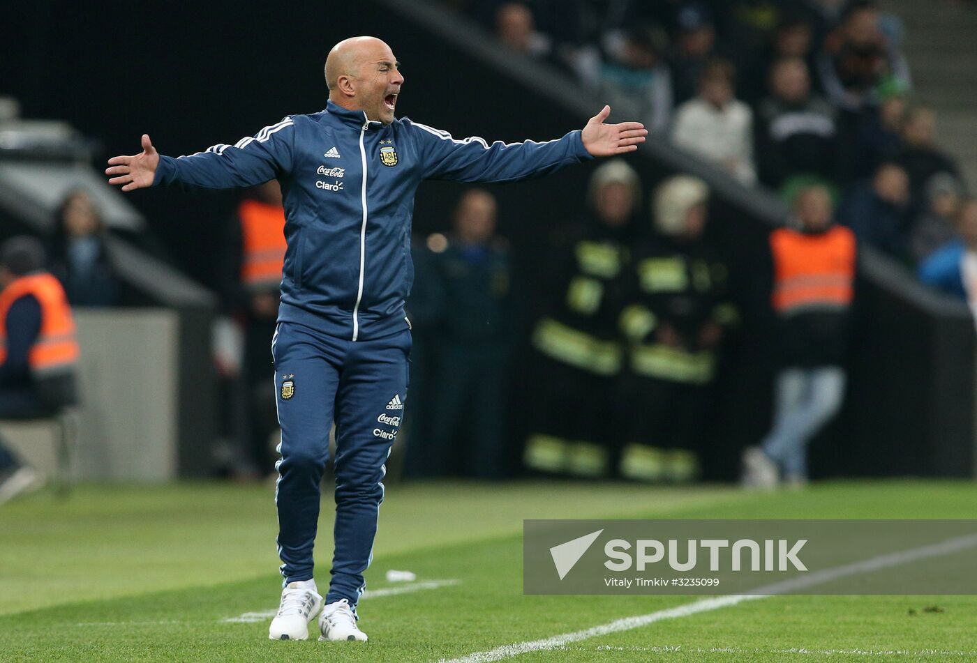 Football. Friendly match between Argentina and Nigeria