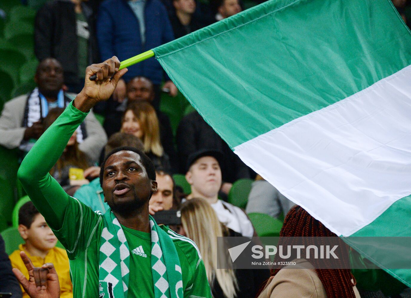 Football. Friendly match between Argentina and Nigeria
