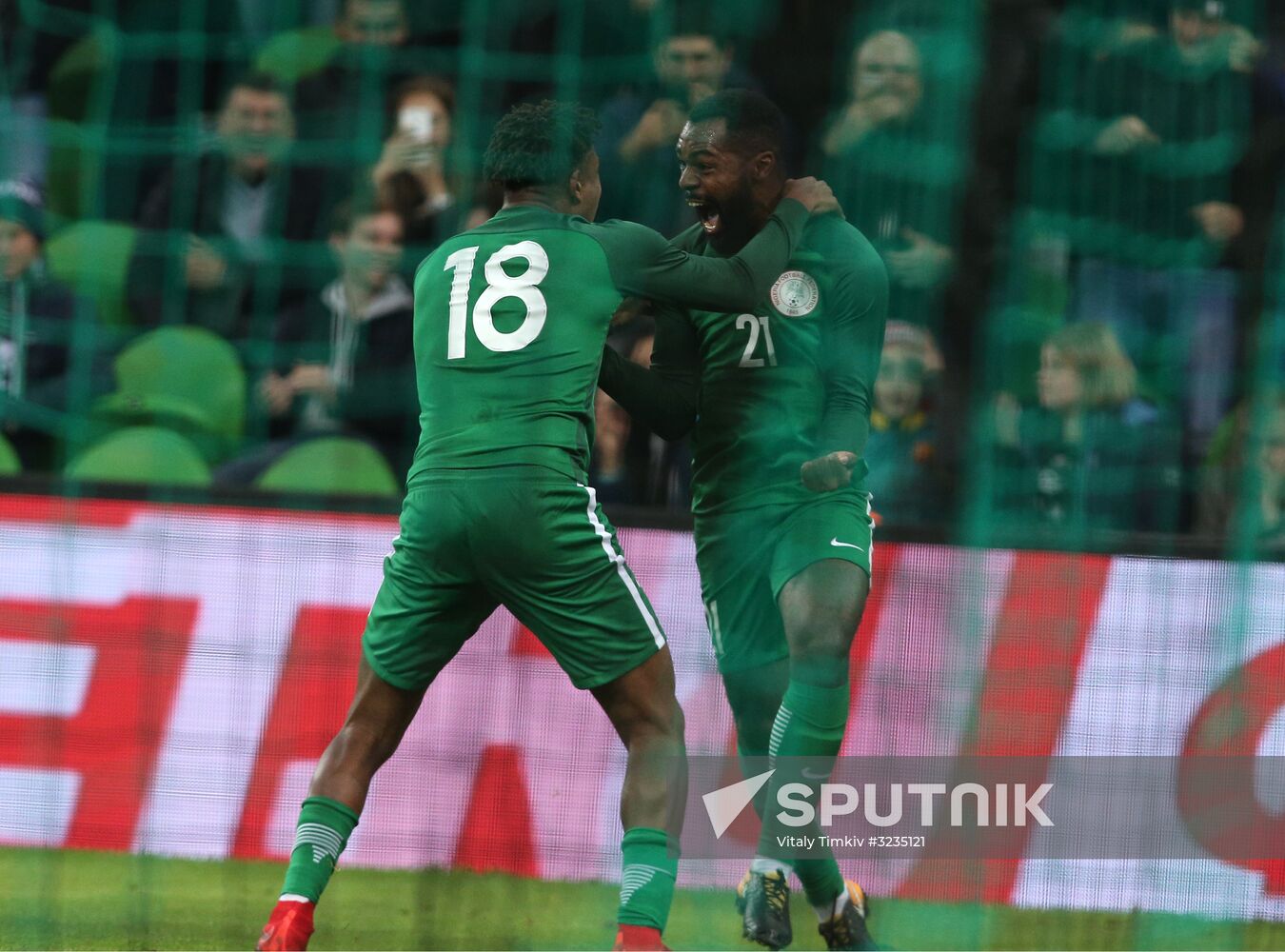 Football. Friendly match between Argentina and Nigeria