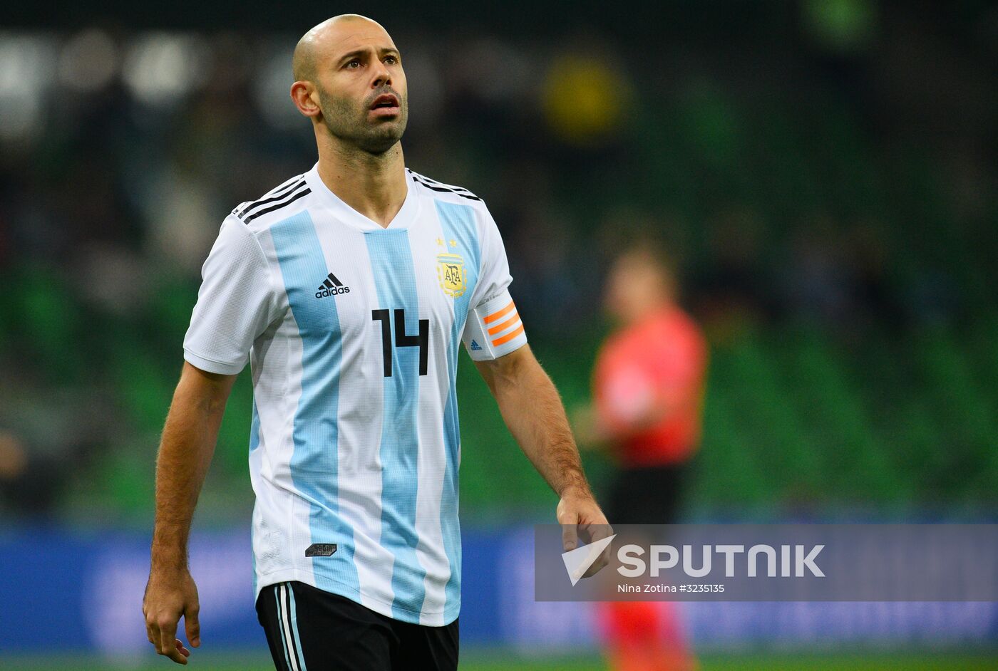 Football. Friendly match between Argentina and Nigeria