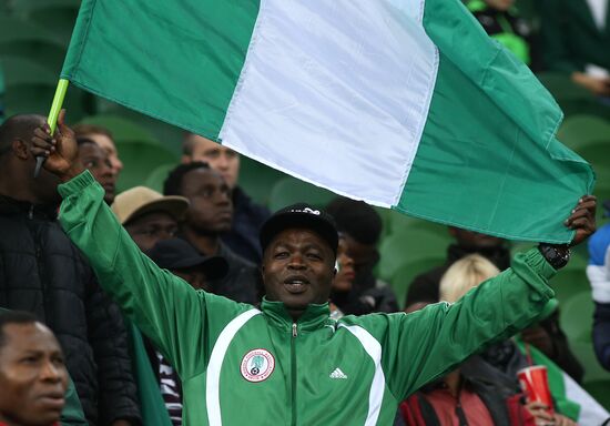 Football. Friendly match between Argentina and Nigeria