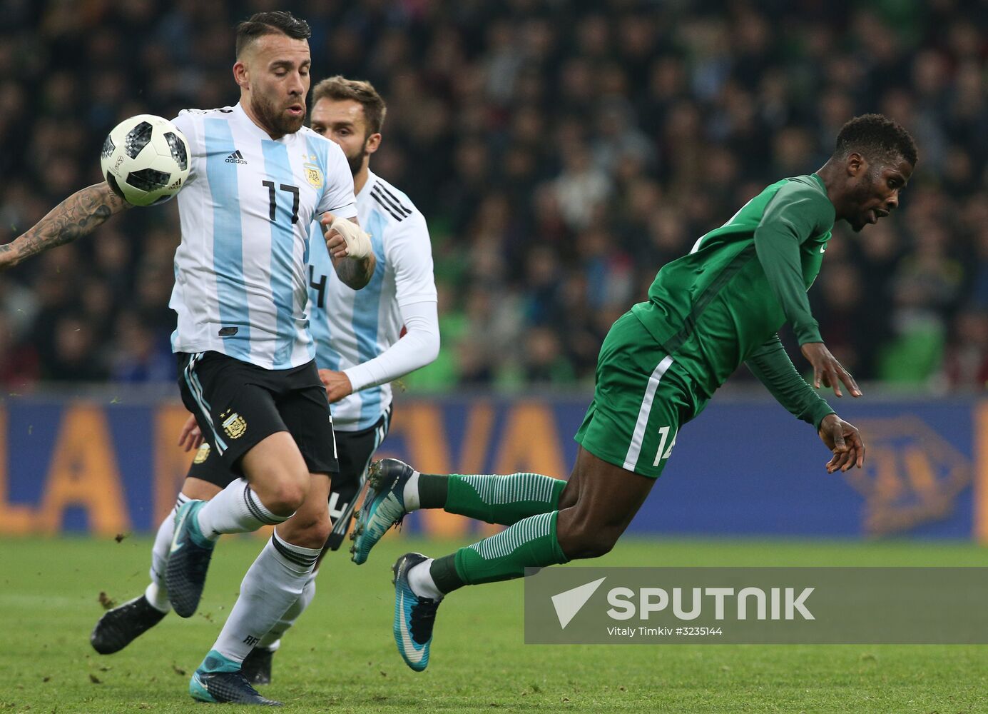 Football. Friendly match between Argentina and Nigeria