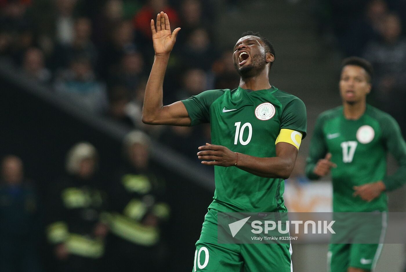 Football. Friendly match between Argentina and Nigeria