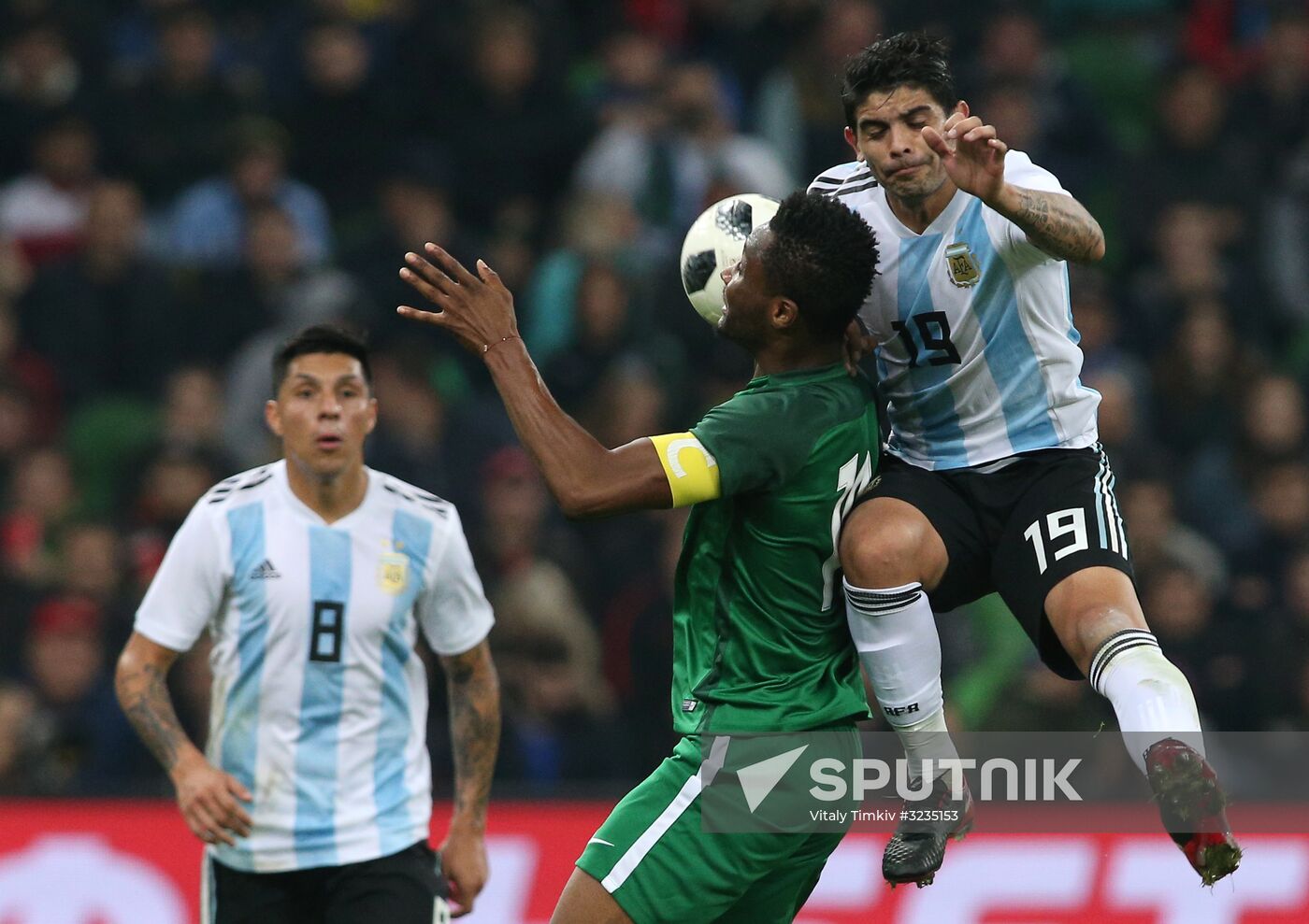 Football. Friendly match between Argentina and Nigeria