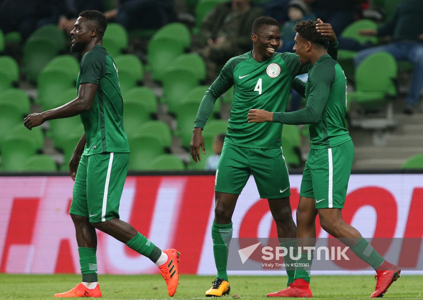 Football. Friendly match between Argentina and Nigeria