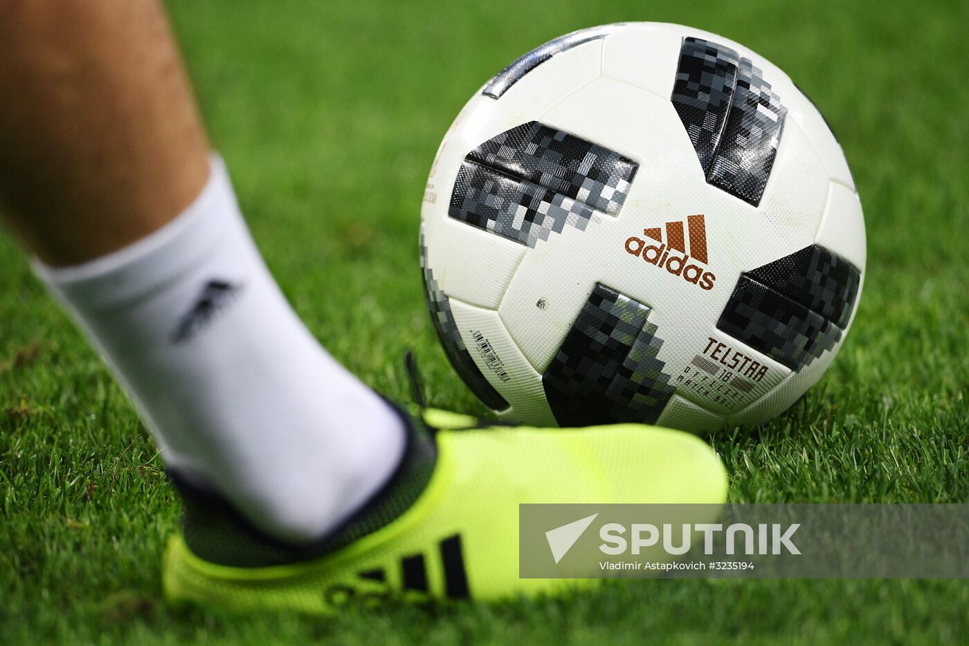 Football friendly Russia vs. Spain