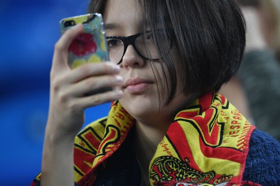 Football friendly Russia vs. Spain