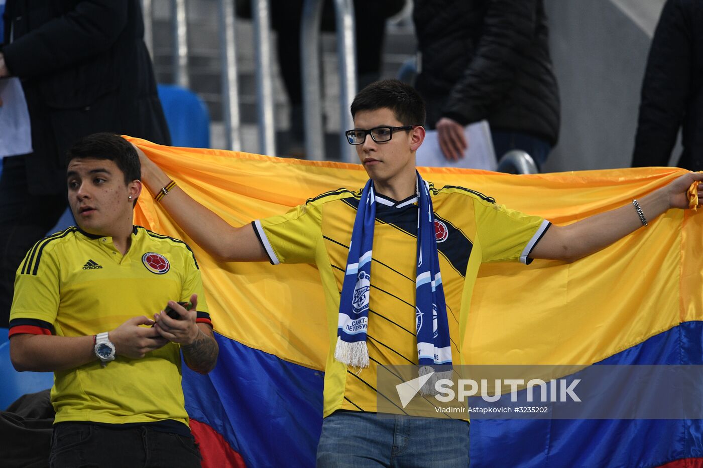 Football friendly Russia vs. Spain