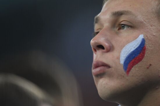 Football friendly Russia vs. Spain