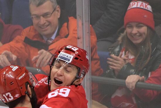 Ice hockey. KHL. Spartak vs. Metallurg