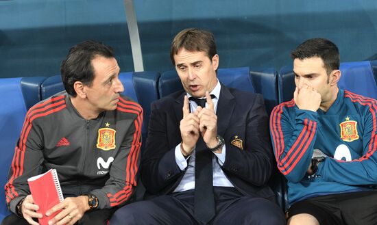 Football. Friendly match between Russia and Spain