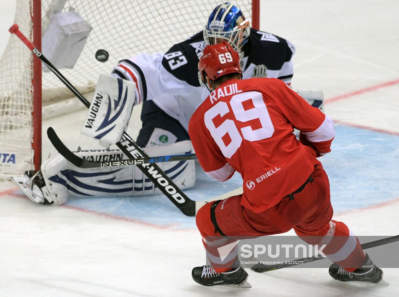 Ice hockey. KHL. Spartak vs. Metallurg