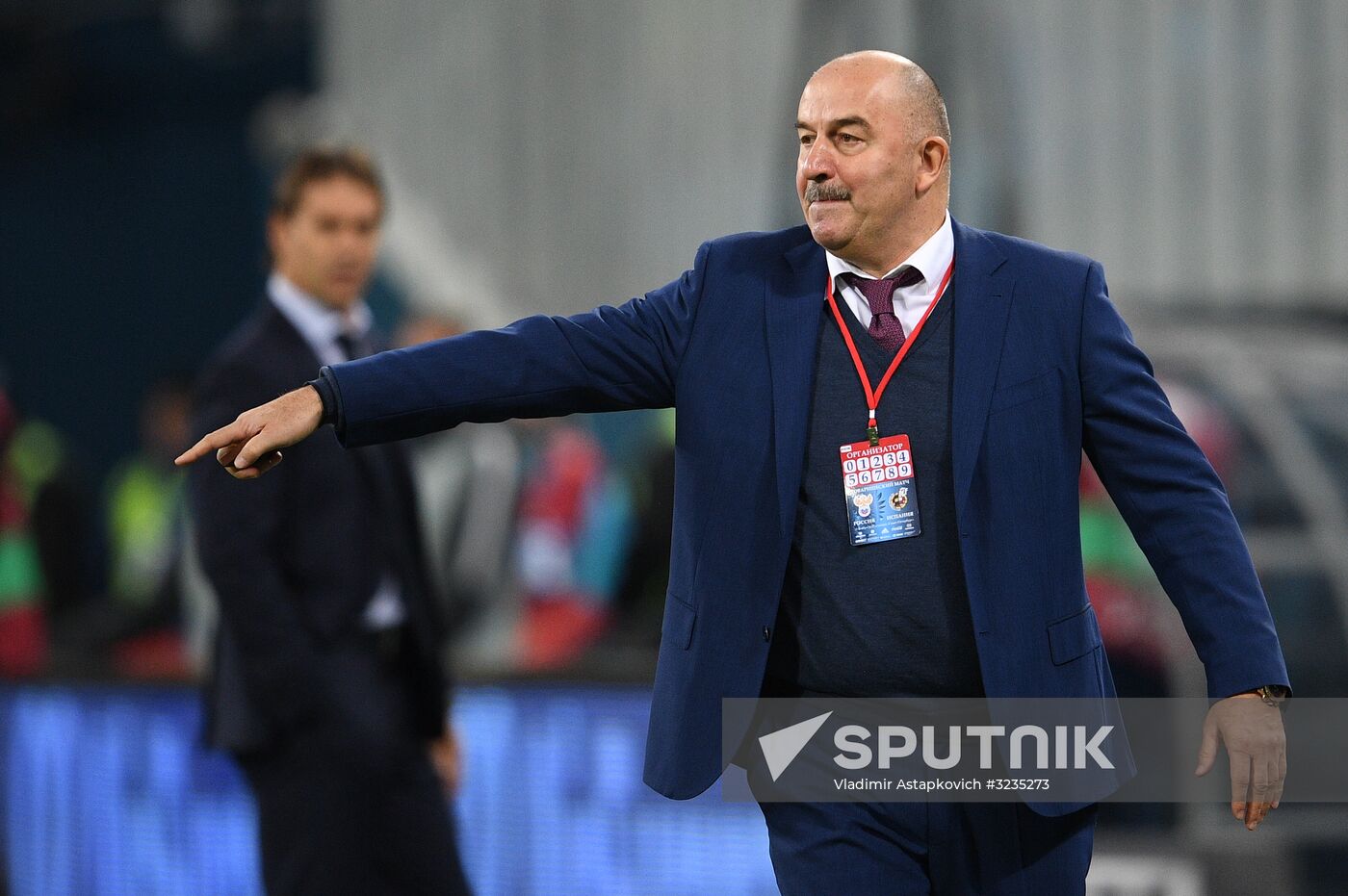 Football. Friendly match between Russia and Spain